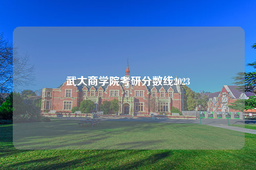 武大商学院考研分数线2023